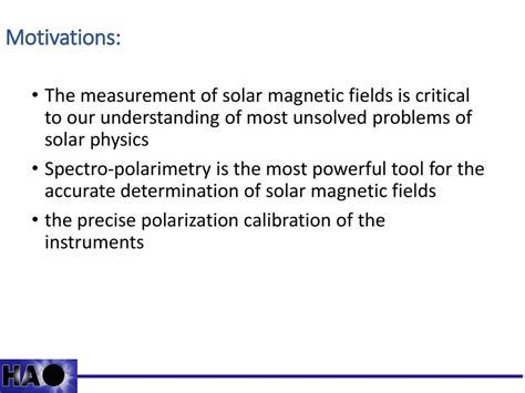 polarimetry solar physics